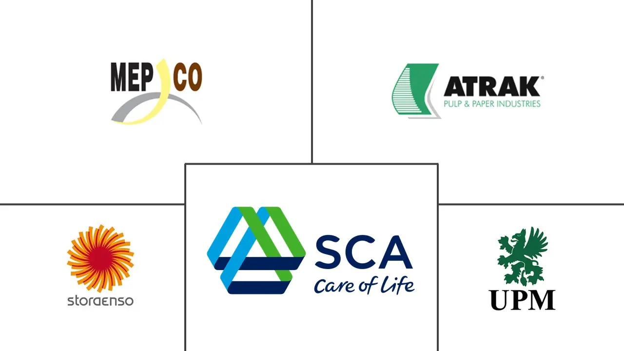 欧洲和中东和北非纸浆市场规模