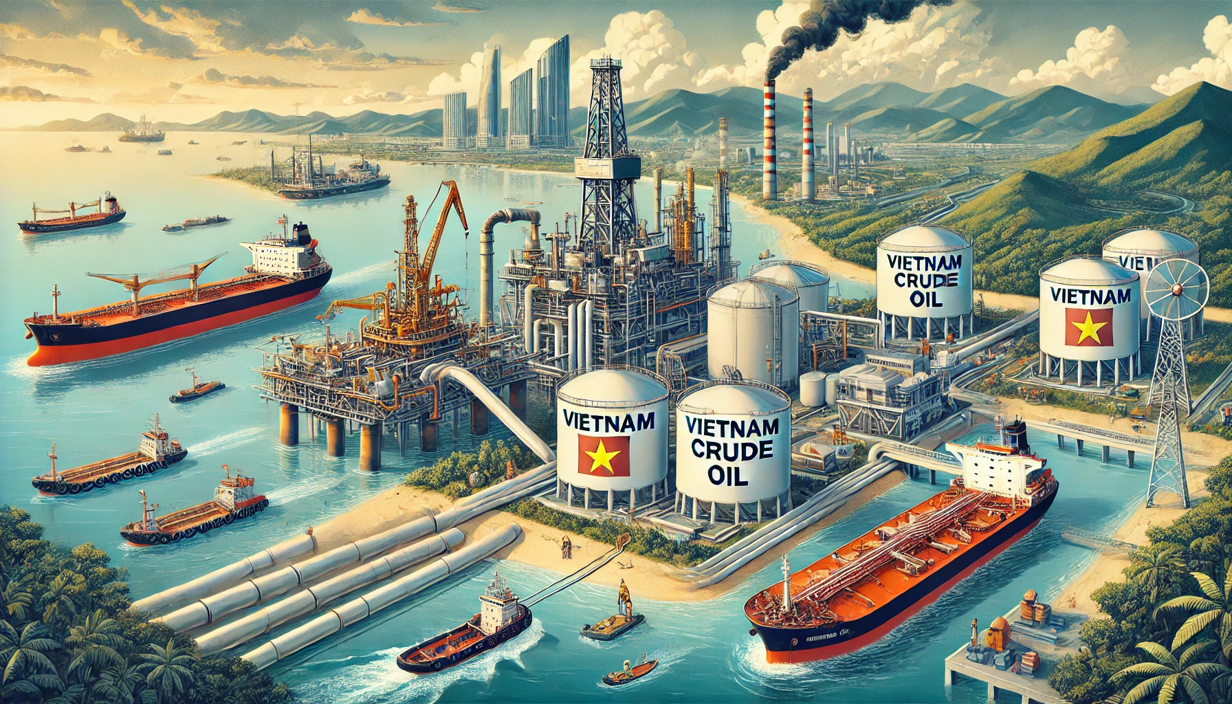 能源：越南最大的原油进口来源地（2025年7月）