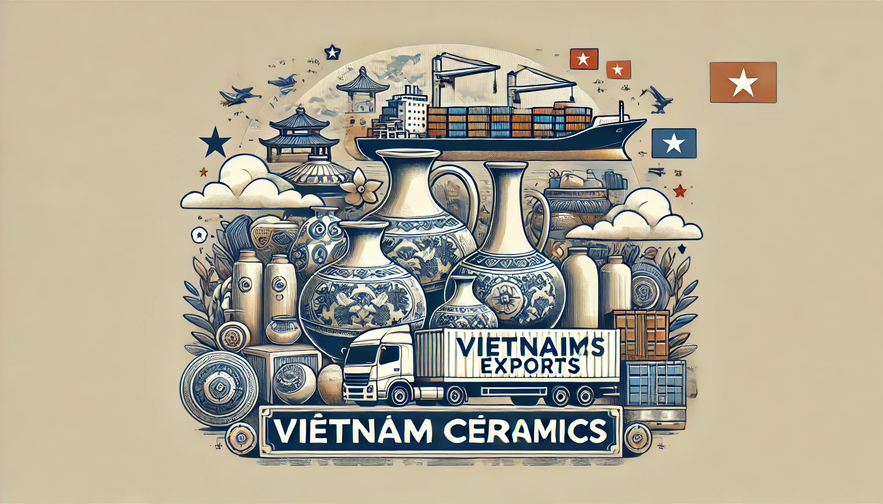 陶瓷：5月份越南出口下降4.70%