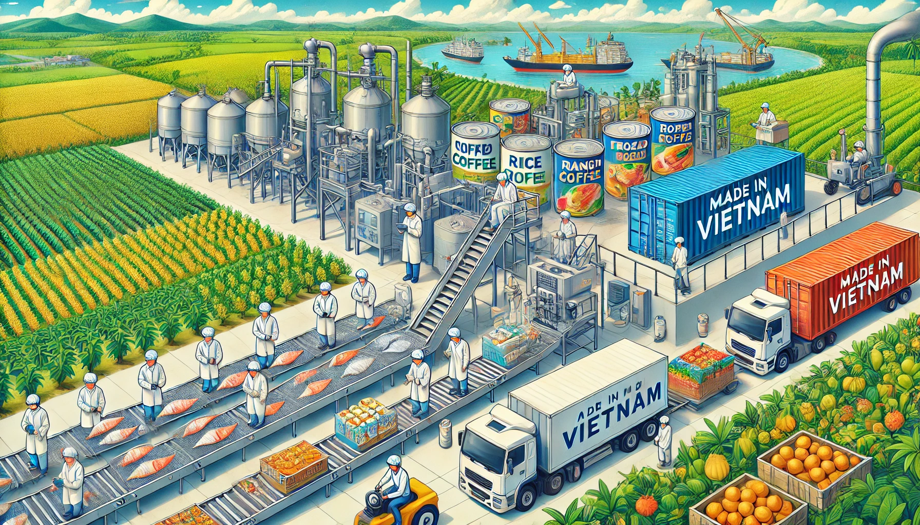 糕点、糖果和谷物：4月份越南出口下降9.66%，美国为第一大出口目的地