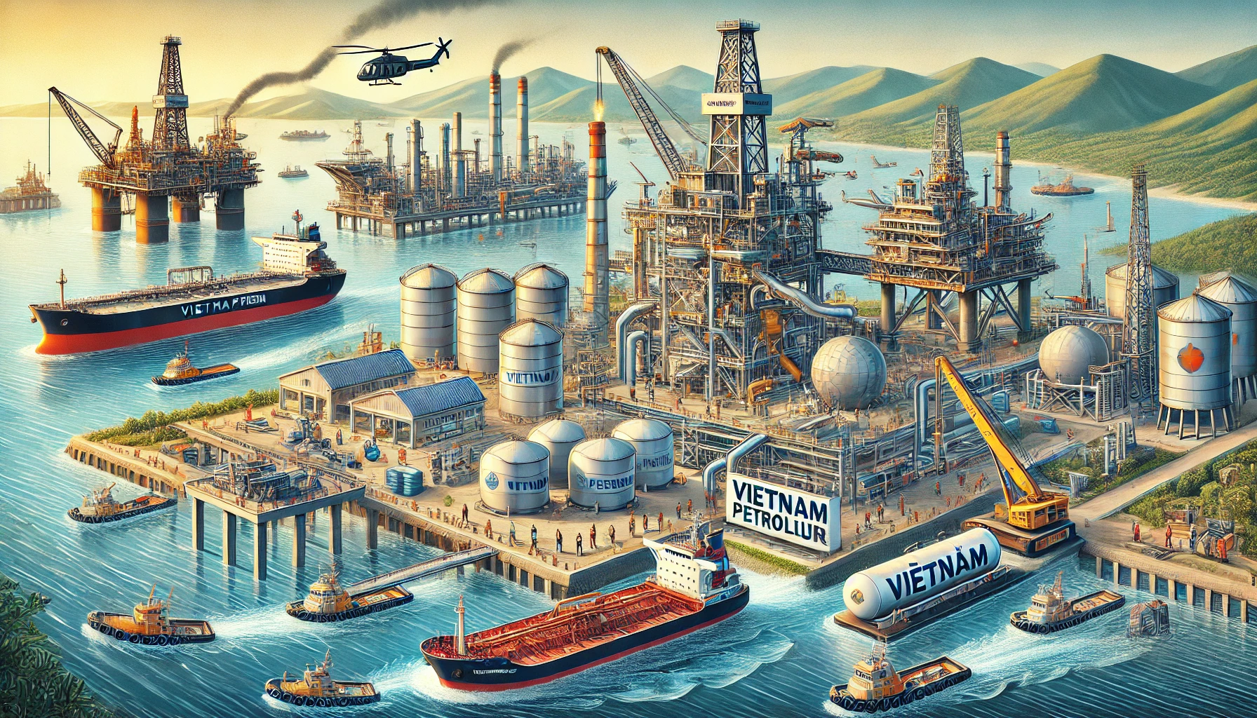 能源：8月份新加坡和韩国是越南石油产品的主要来源地