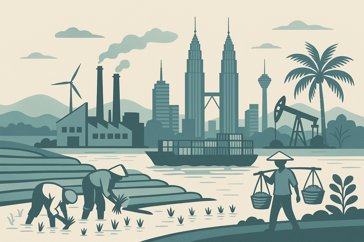 经济：亚行最新报告将马来西亚2025年增长预测下调至4.3%