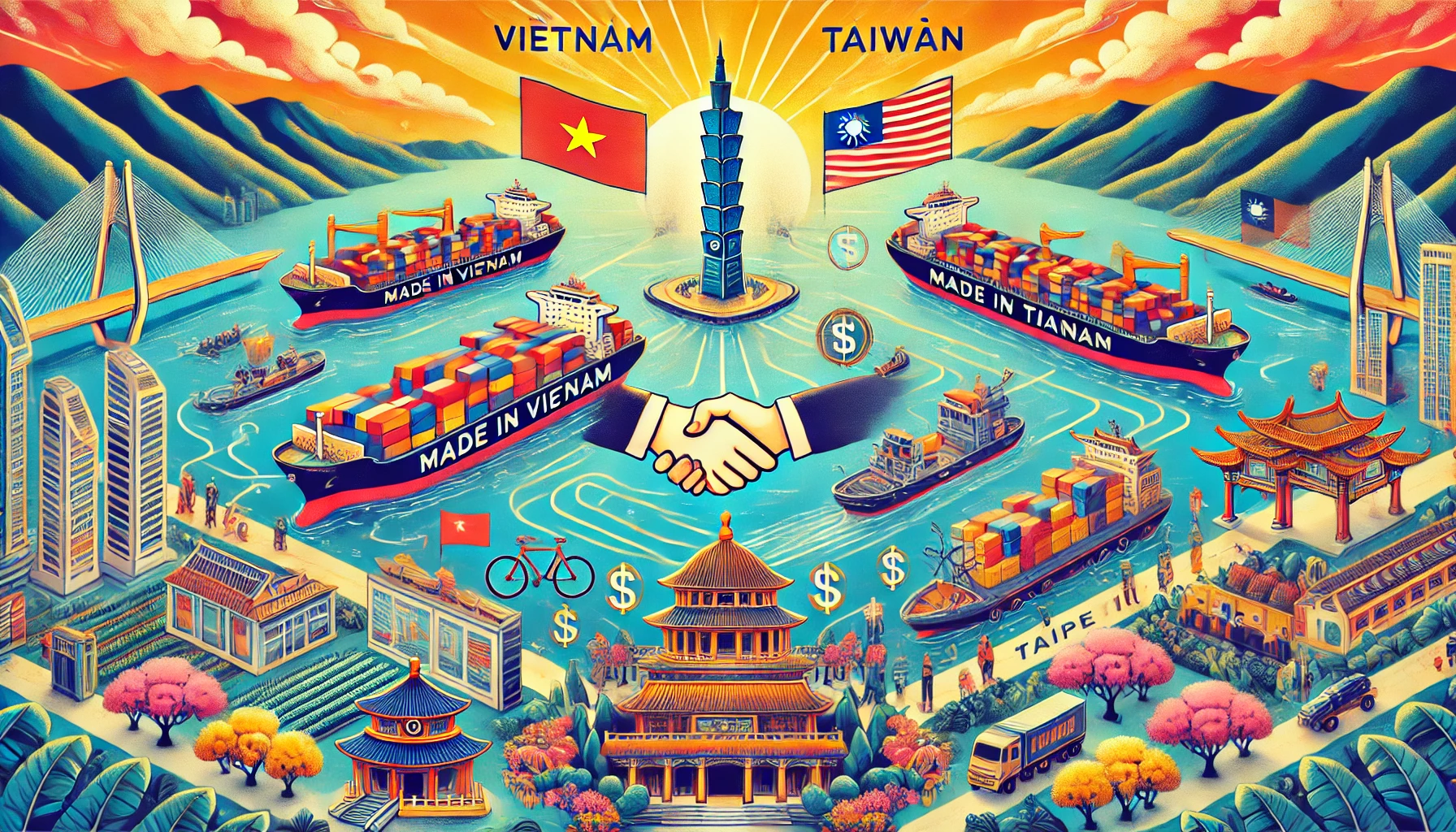 亚洲内部贸易：2025年8月越南从台湾的进口下降4.8%