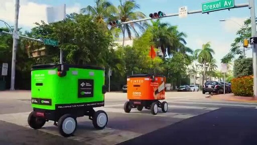 Coco Robotics 在一级方程式迈阿密大奖赛期间将迈阿密送货车队变成移动广告平台