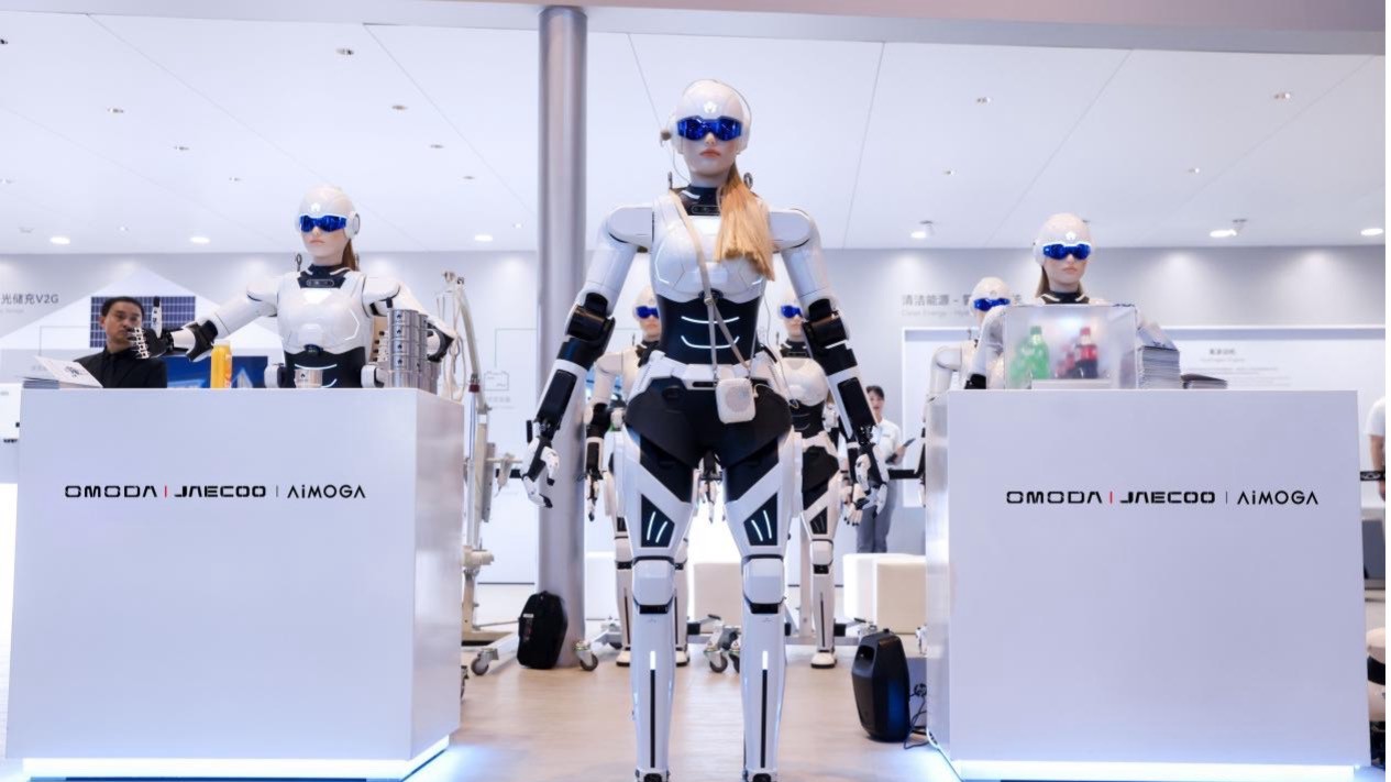 OMODA&JAECOO AiMOGA 举办标志性经销商大会，展示人形机器人销售助理的商业突破