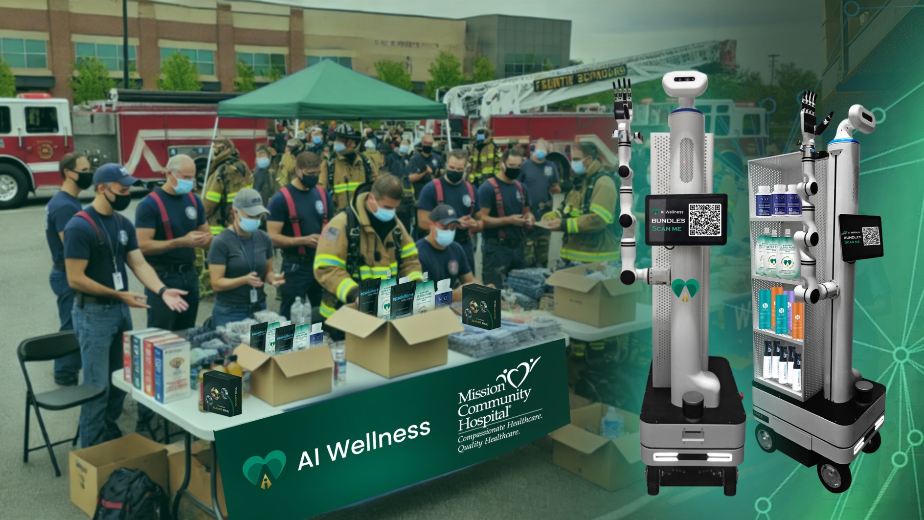 AI 健康与使命社区医院扩大多县急救人员健康计划