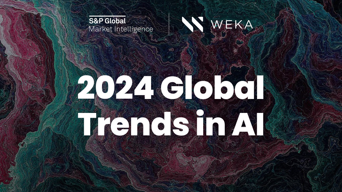 WEKA 和 S&P Global 发布 2024 年人工智能全球趋势报告：人工智能采用加速后生成人工智能浪潮