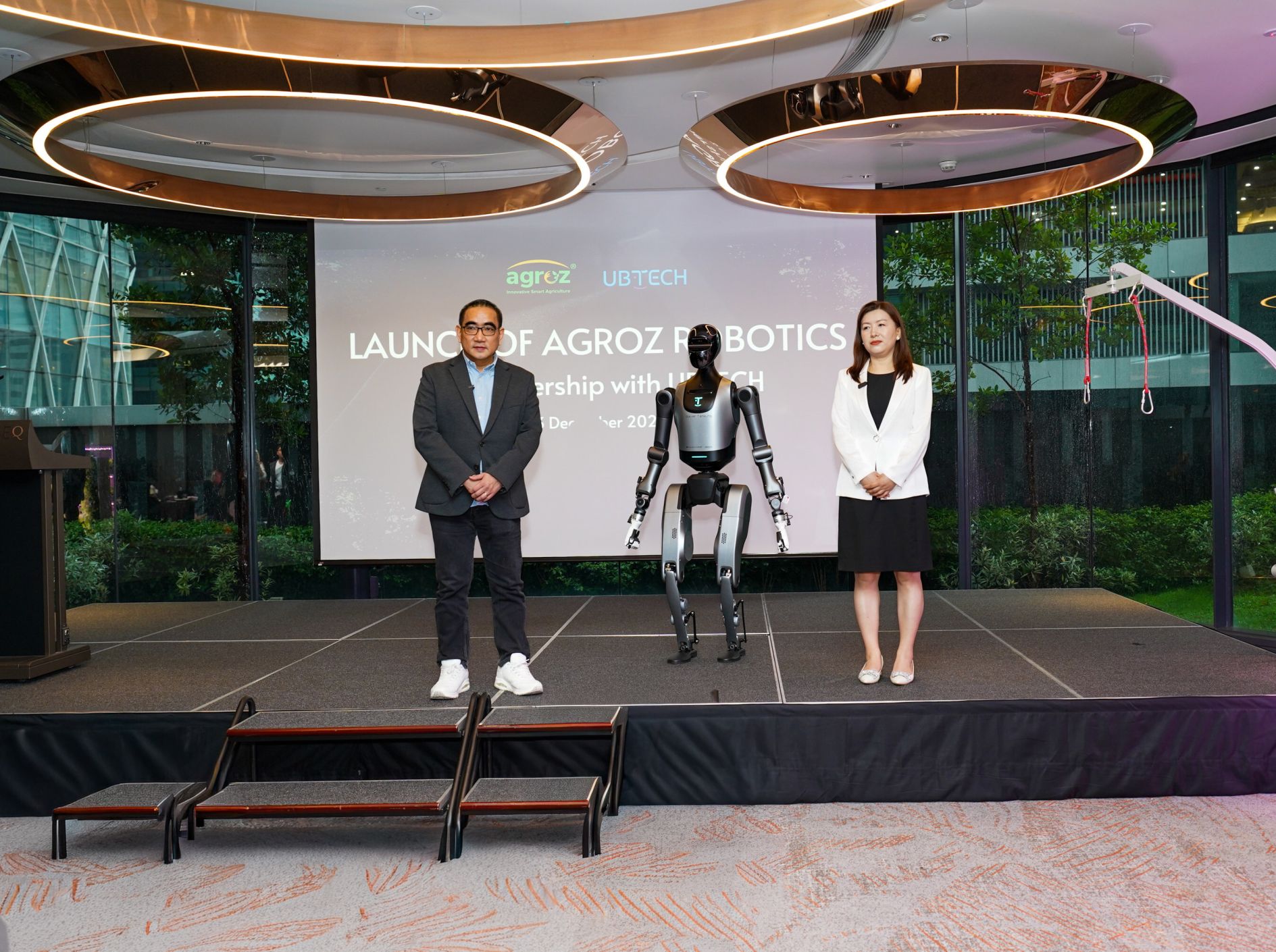 Agroz Inc. 与 UBTECH 合作推出 Agroz 机器人，为下一代人工智能驱动的自主垂直农场提供动力