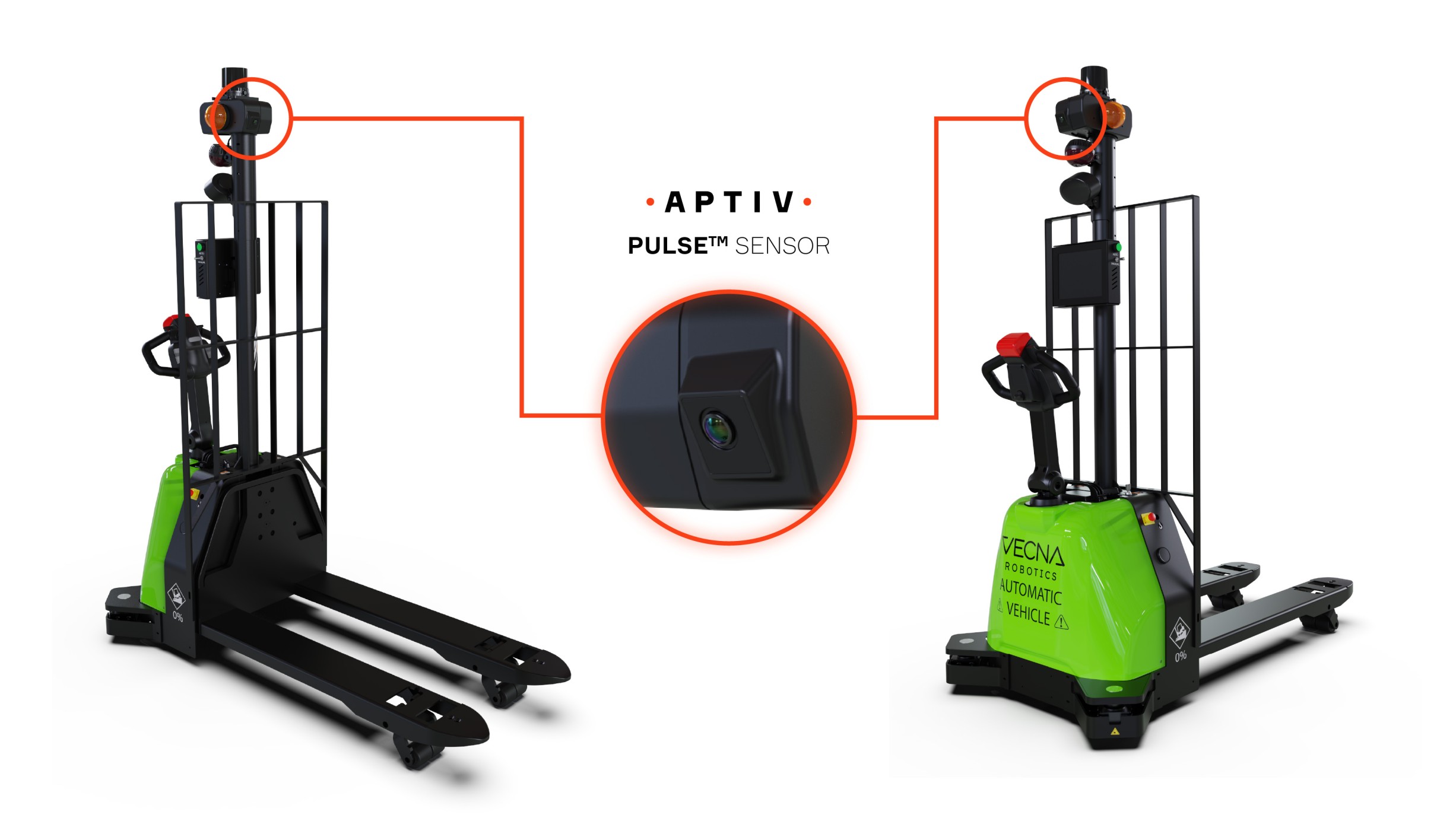 Aptiv 和 Vecna Robotics 合作共同开发具有成本效益的下一代 AMR