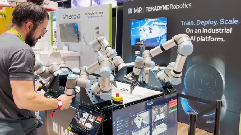 优傲机器人在 GTC 2026 上推出 AI Trainer，开创实验室到工厂的物理 AI 培训