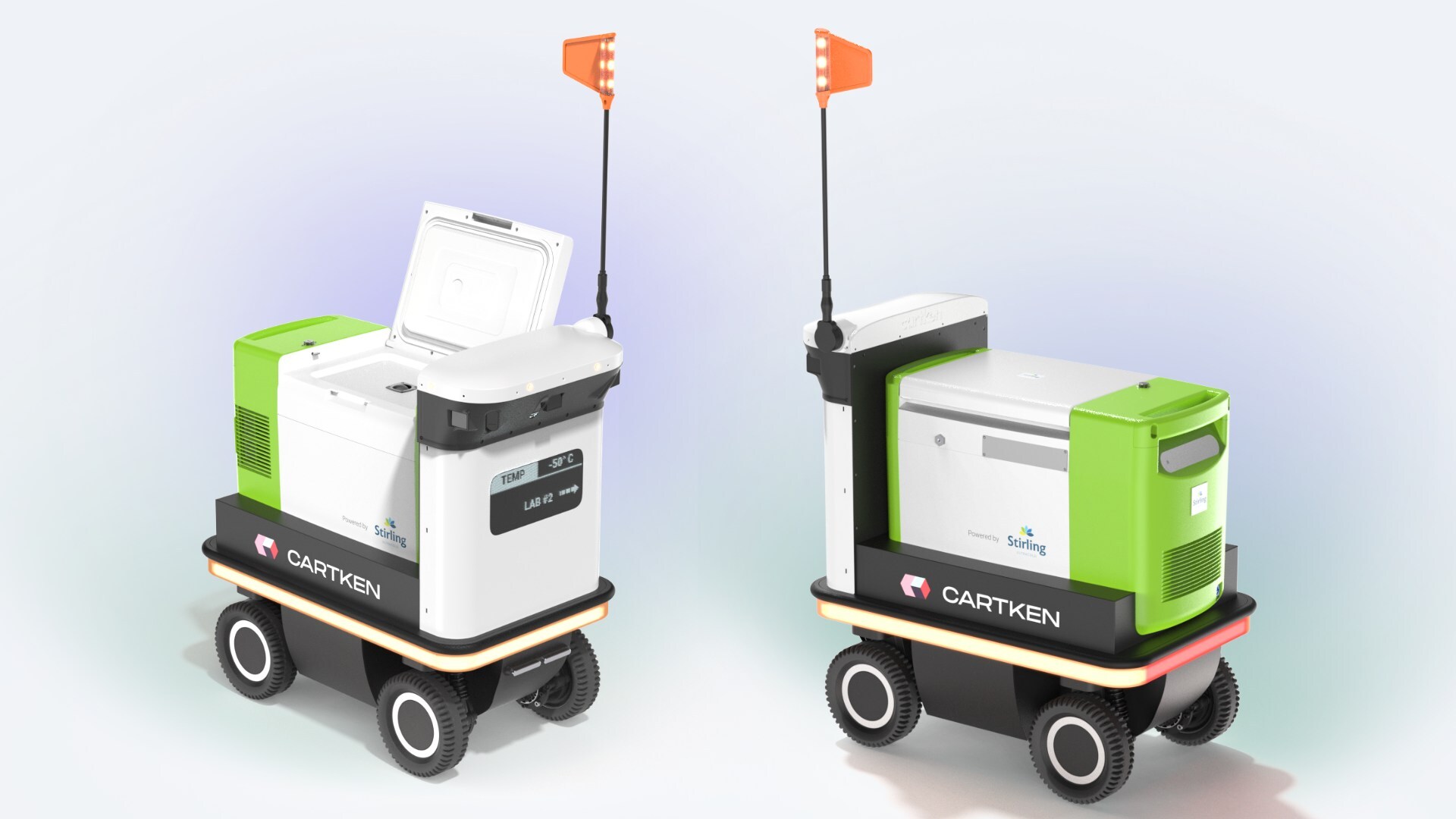 Cartken 和 Stirling Ultracold 推出首款用于生命科学和医疗保健的自主冷链运输机器人