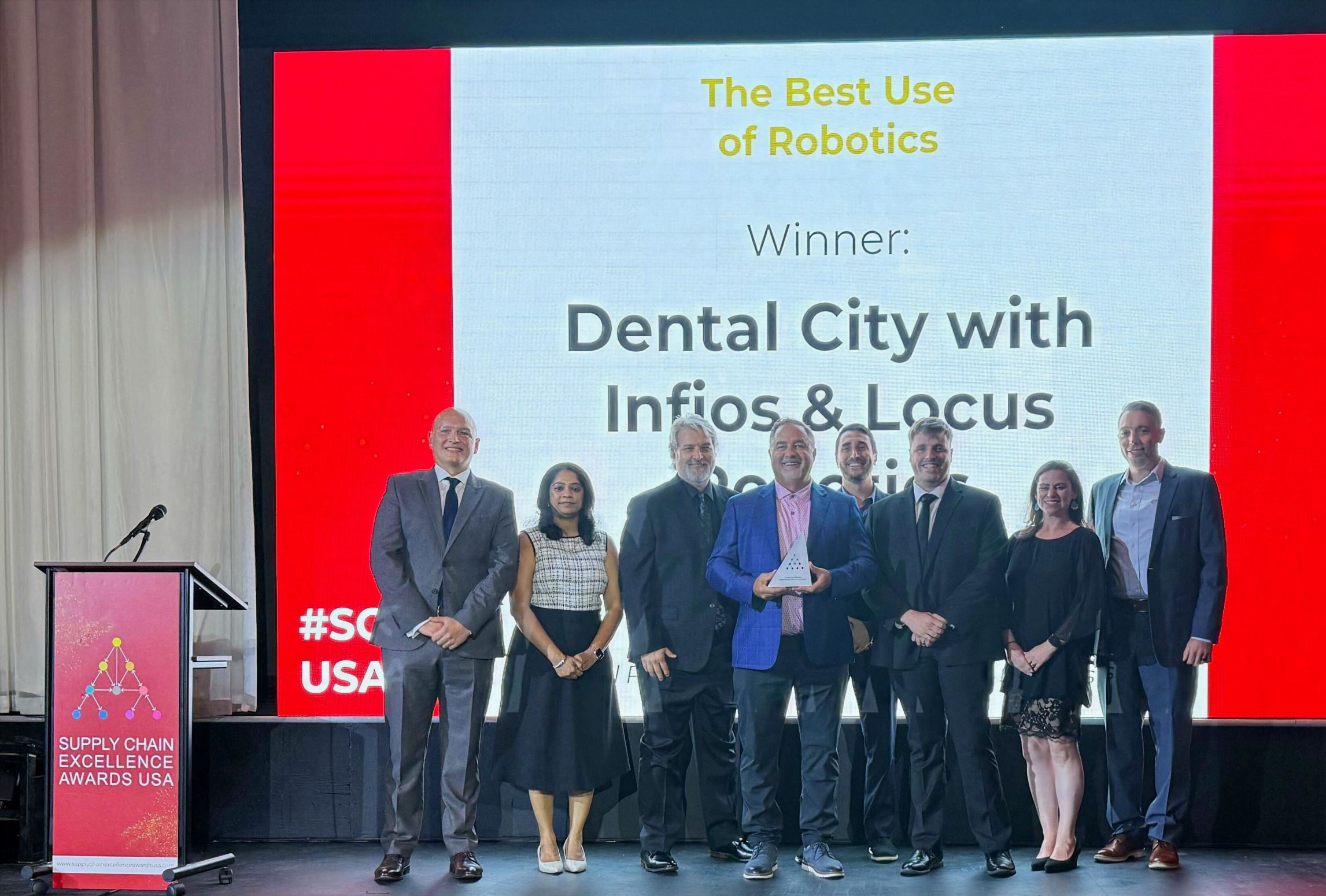 Dental City 凭借 Locus Robotics 改造仓库运营荣获最佳机器人应用奖