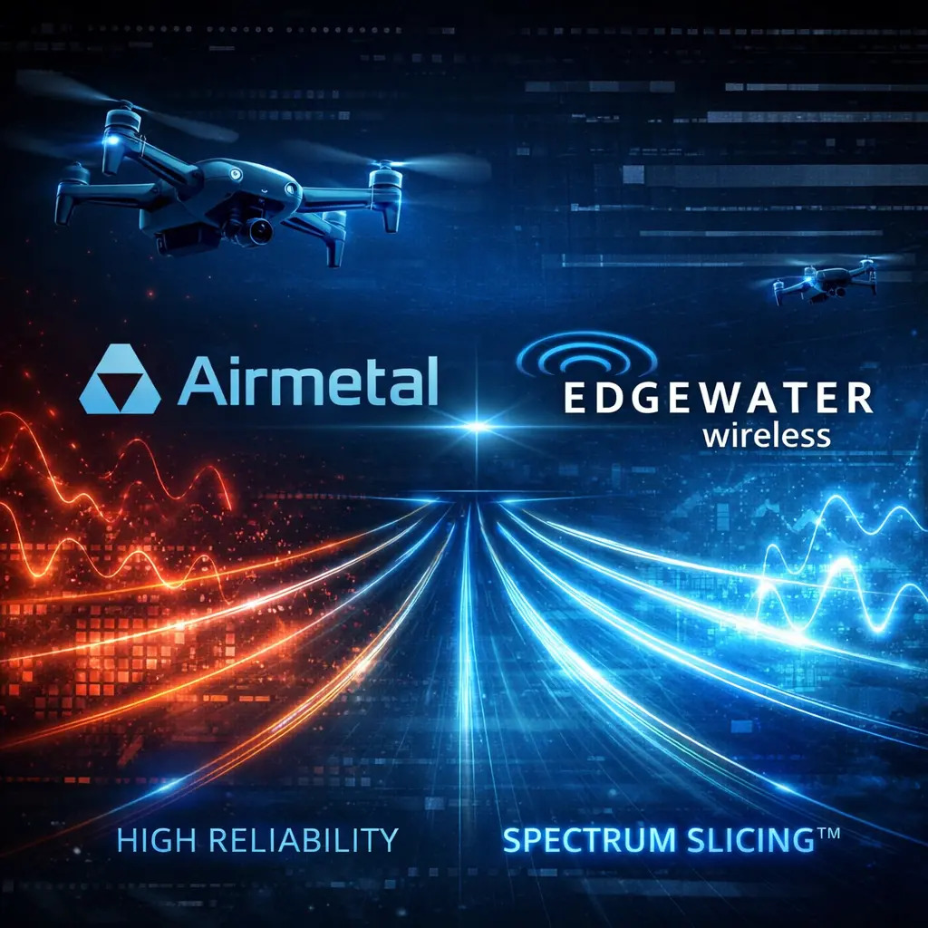 Edgewater Wireless 和 AirMetal Robotics 合作推进无人机和机器人的高可靠性无线技术