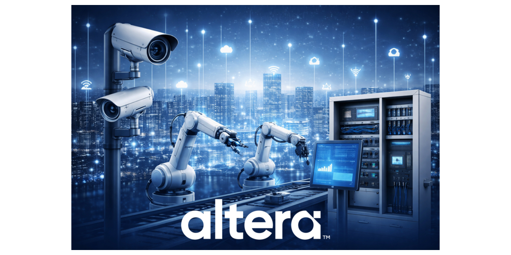Altera 在嵌入式世界展示为实时物理 AI 系统提供支持的 Agilex FPGA