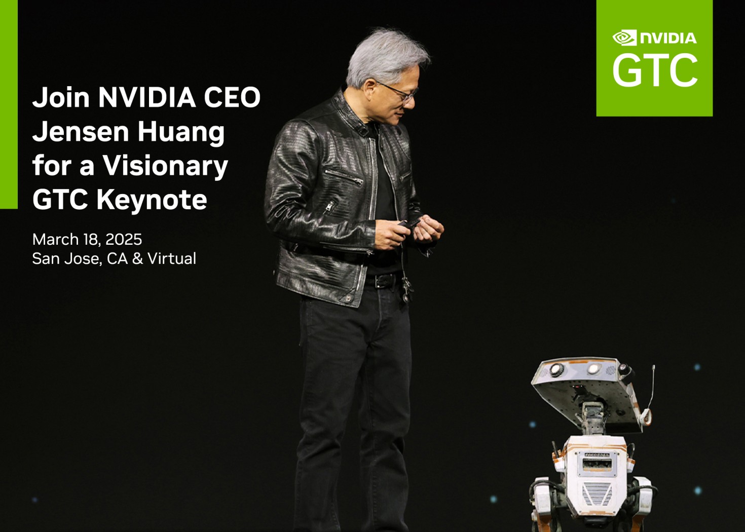NVIDIA GTC 2025：世界顶级人工智能大会将于 3 月 17 日至 21 日回归