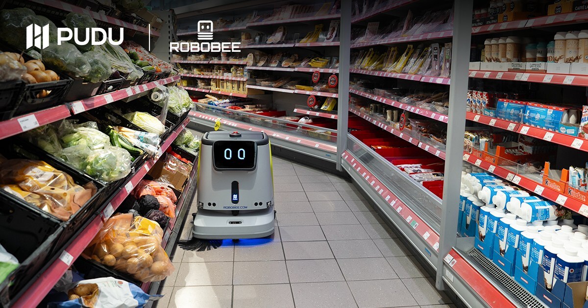 Pudu Robotics 和 Denner 在瑞士超市网络部署 200 台自动清洁机器人
