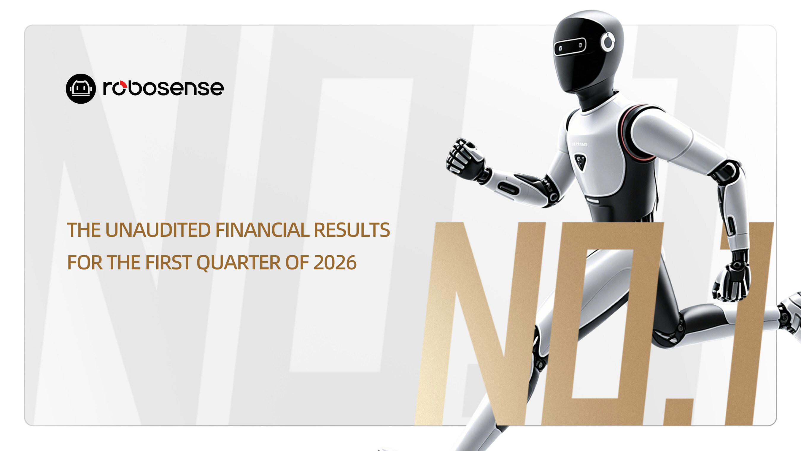 RoboSense 2026 年第一季度 LiDAR 出货量激增 204%，机器人业务超越 ADAS