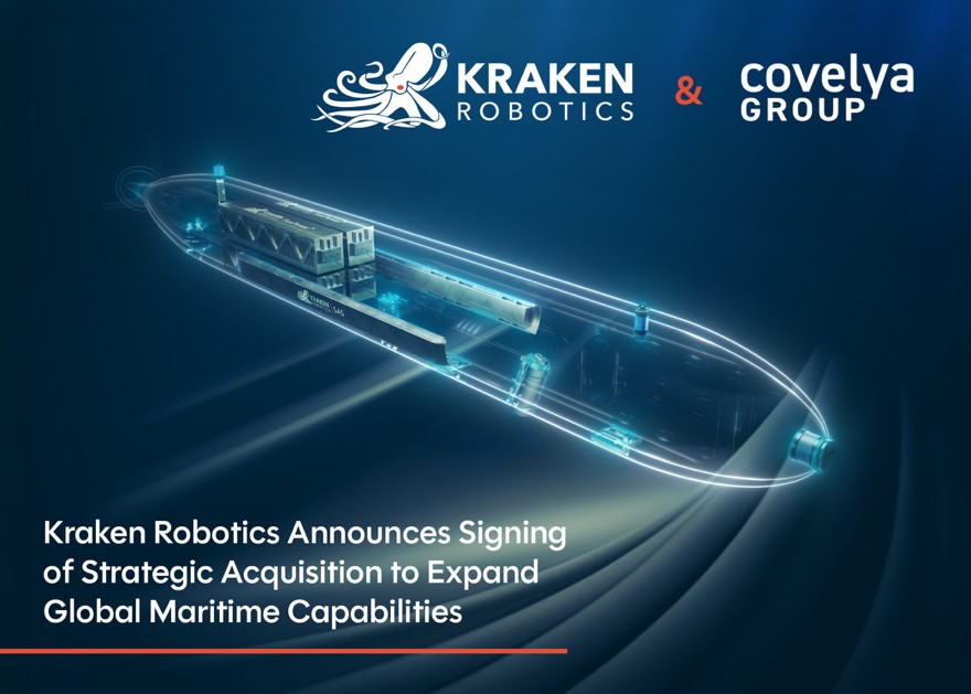 Kraken Robotics 将以 6.15 亿美元收购 Covelya Group，扩大全球海底技术领导地位
