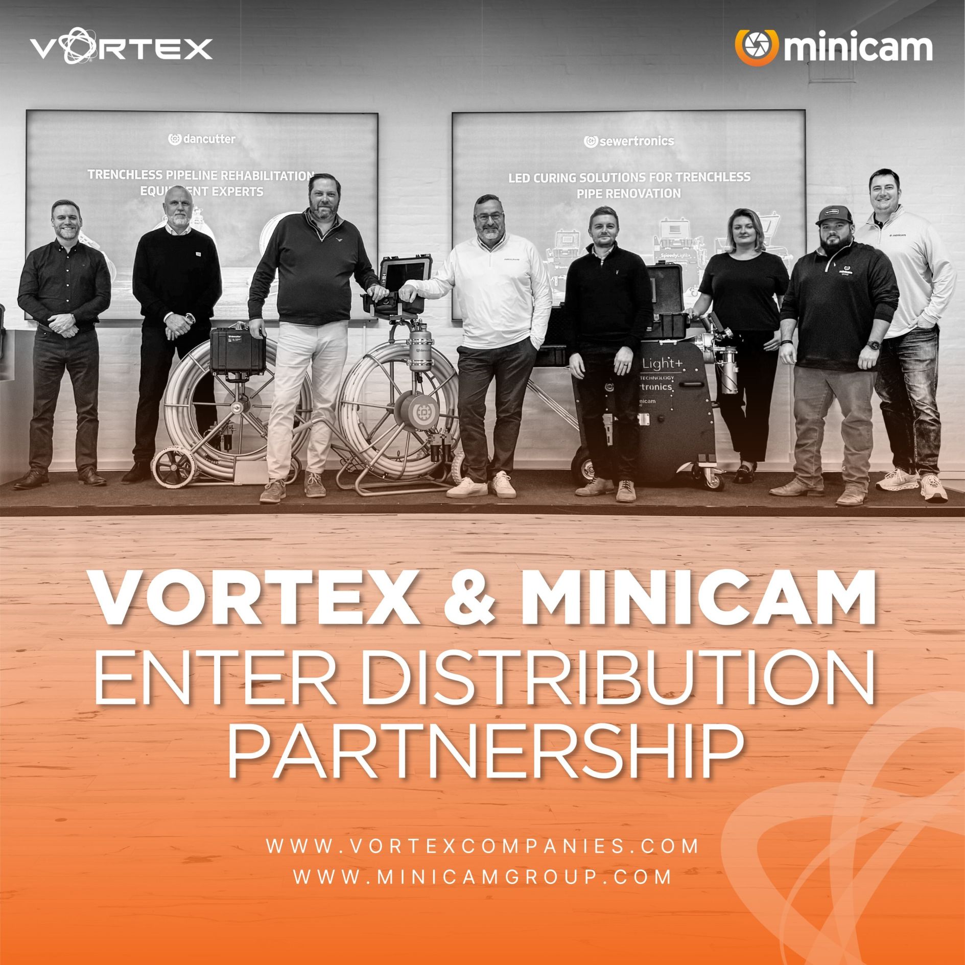 Vortex Companies 与 Minicam 签署战略分销协议，拓展非开挖康复解决方案