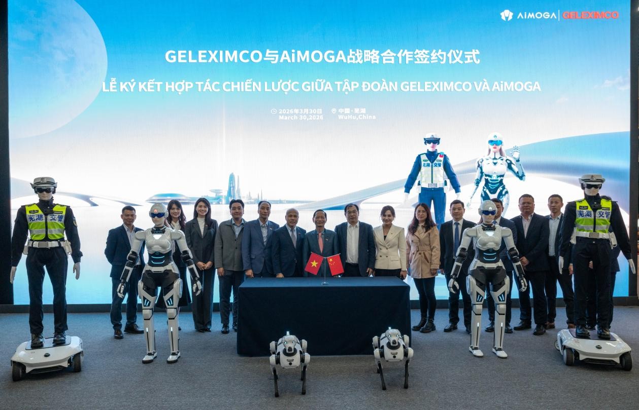 AiMOGA Robotics 与 Geleximco 合作拓展东南亚机器人生态系统