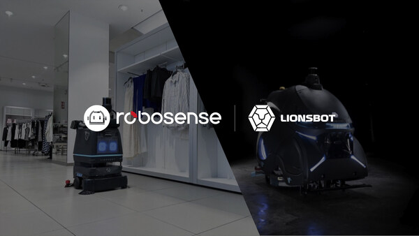 RoboSense 与 LionsBot 建立战略合作伙伴关系,共同推进人工智能清洁机器人技术