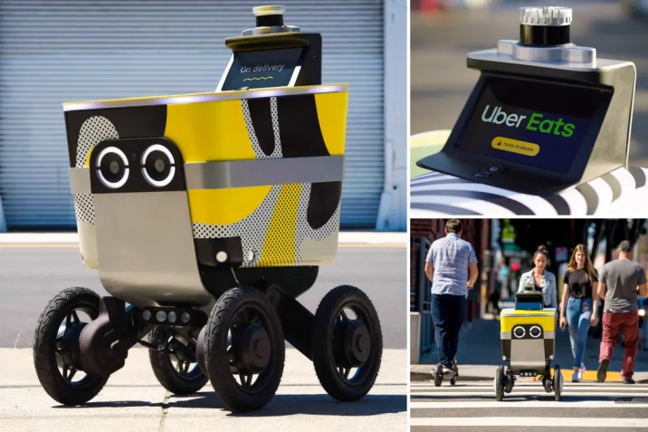 Serve Robotics 和 Little Caesars 联手通过 Uber Eats 优食在洛杉矶推出自动披萨配送服务