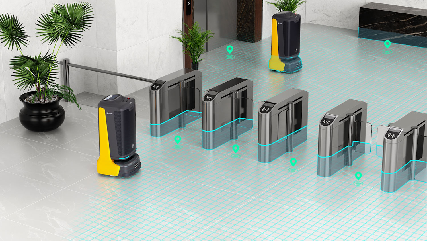 Pudu Robotics 推出下一代 FlashBot:以半户外功能重新定义楼宇交付