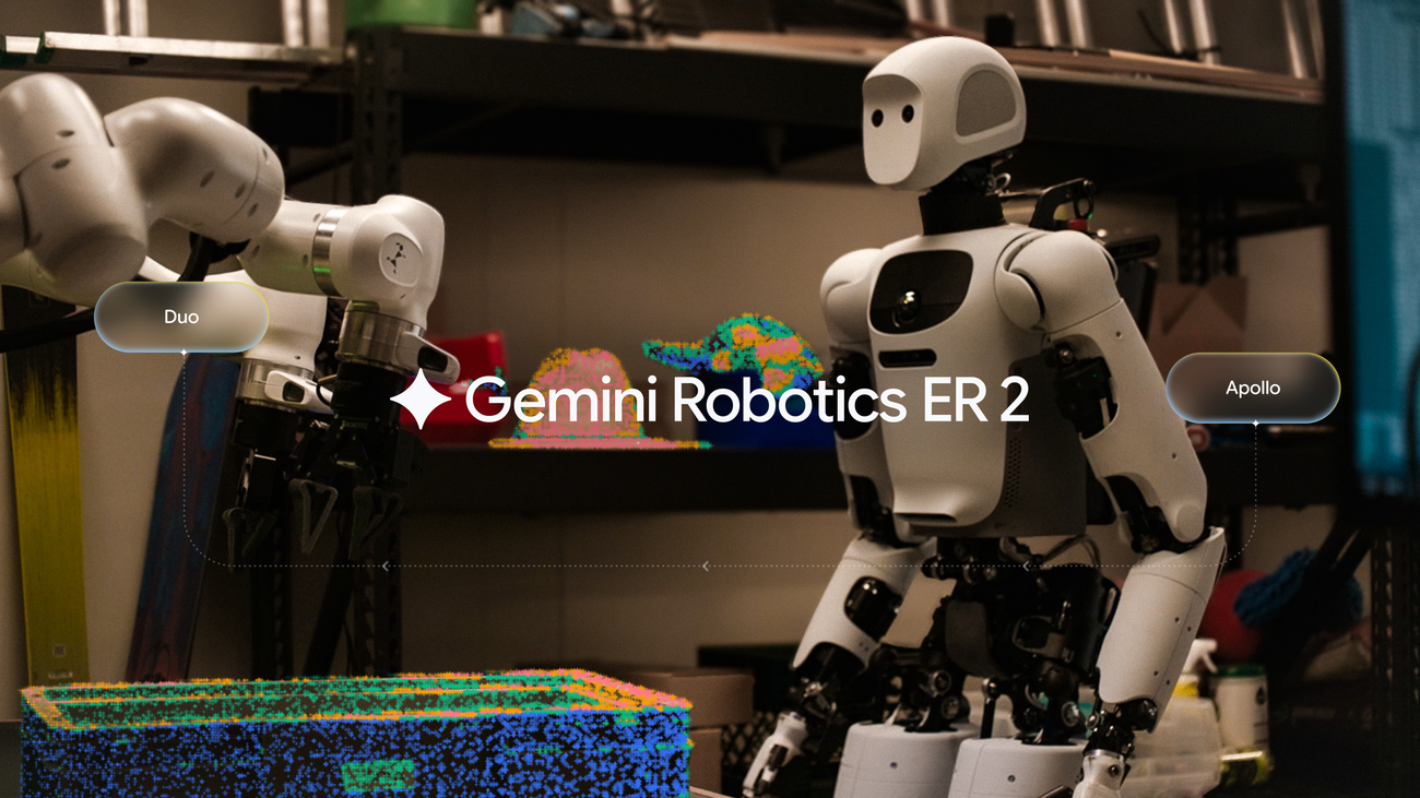 谷歌 DeepMind 推出 Gemini Robotics ER 2 用于高级机器人推理