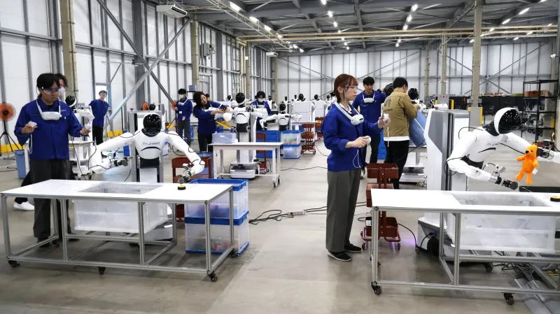 J-HRTI开设人形机器人学习数据采集基地