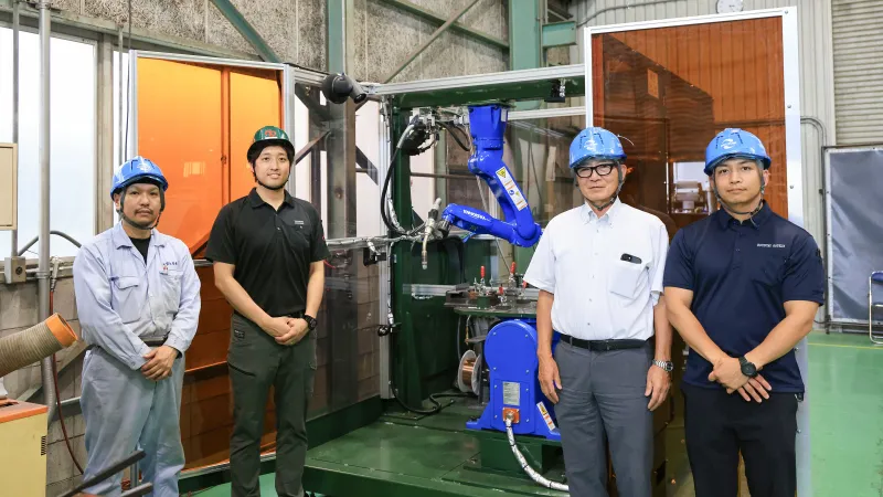 宝角合金制作所引入远程焊接机器人WELDEMOTO