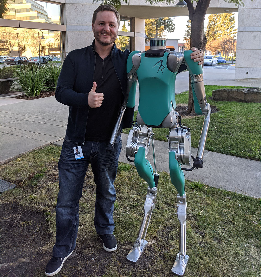 Nicolas Sauvage与Agility Robotics Digit人形机器人
