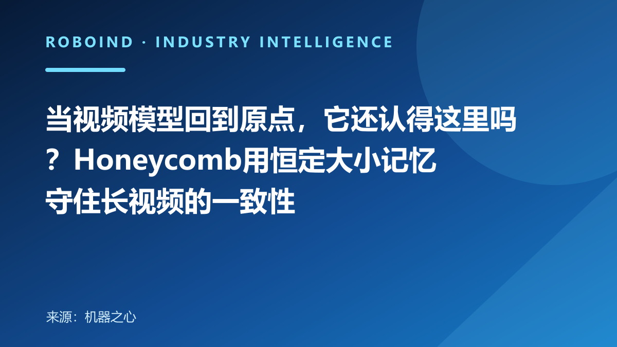 当视频模型回到原点，它还认得这里吗？Honeycomb用恒定大小记忆守住长视频的一致性