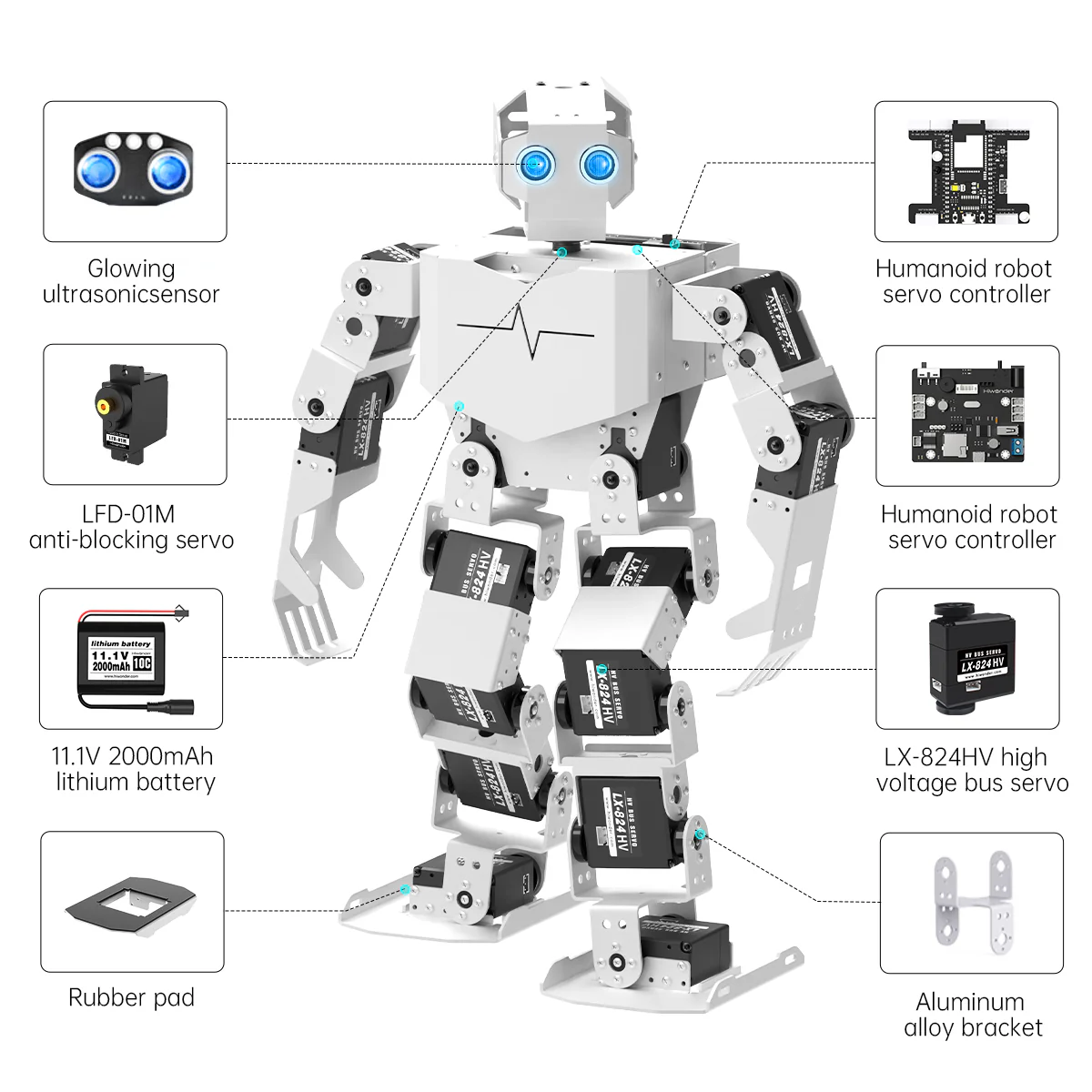 Hiwonder HiWonder TonyBot Humanoid Robot Kit | Humanoid Robot