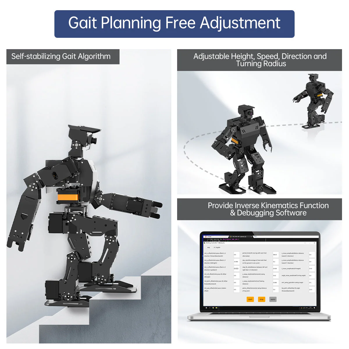 Hiwonder AiNex ROS Education AI Vision Humanoid Robot | Humanoid Robot