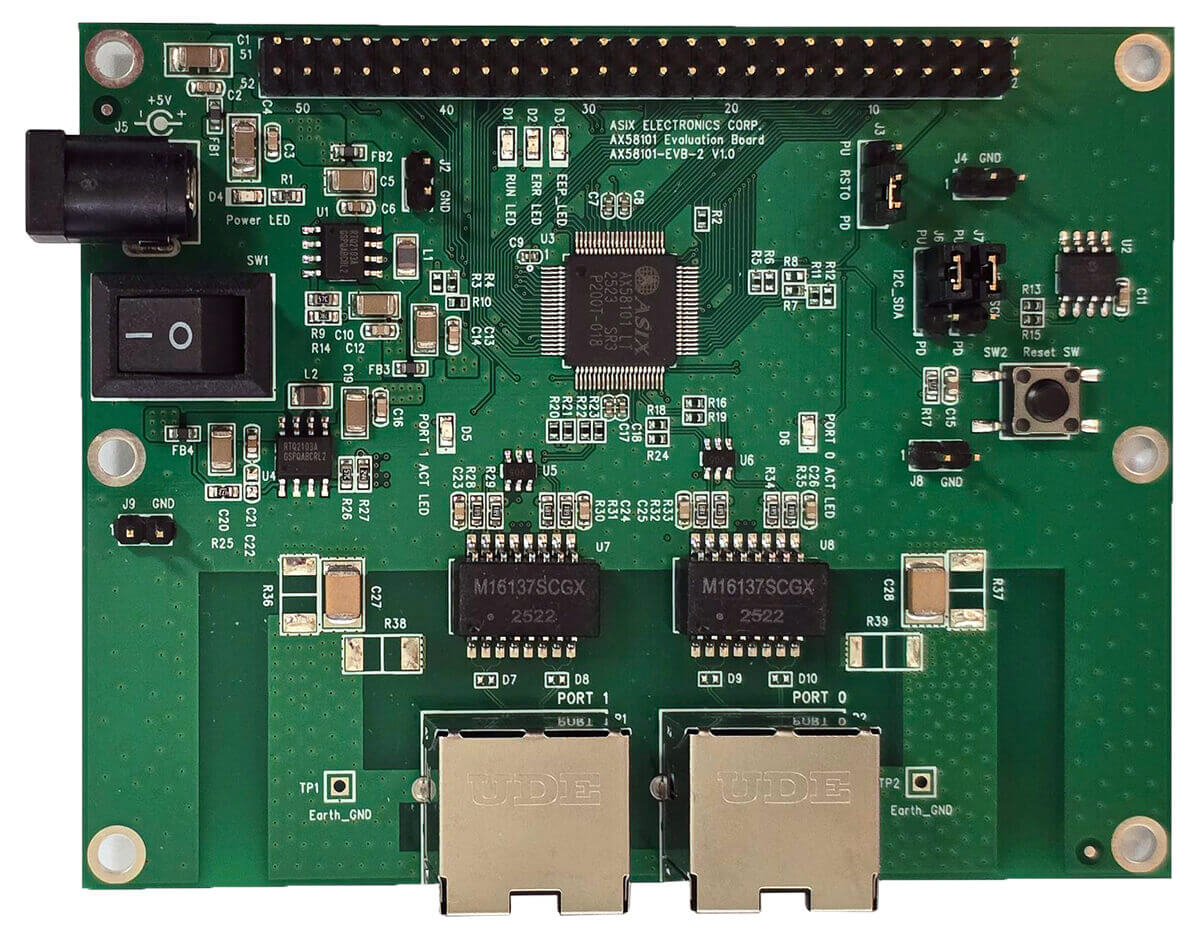 AX58101 SPI slave PDI evaluation board