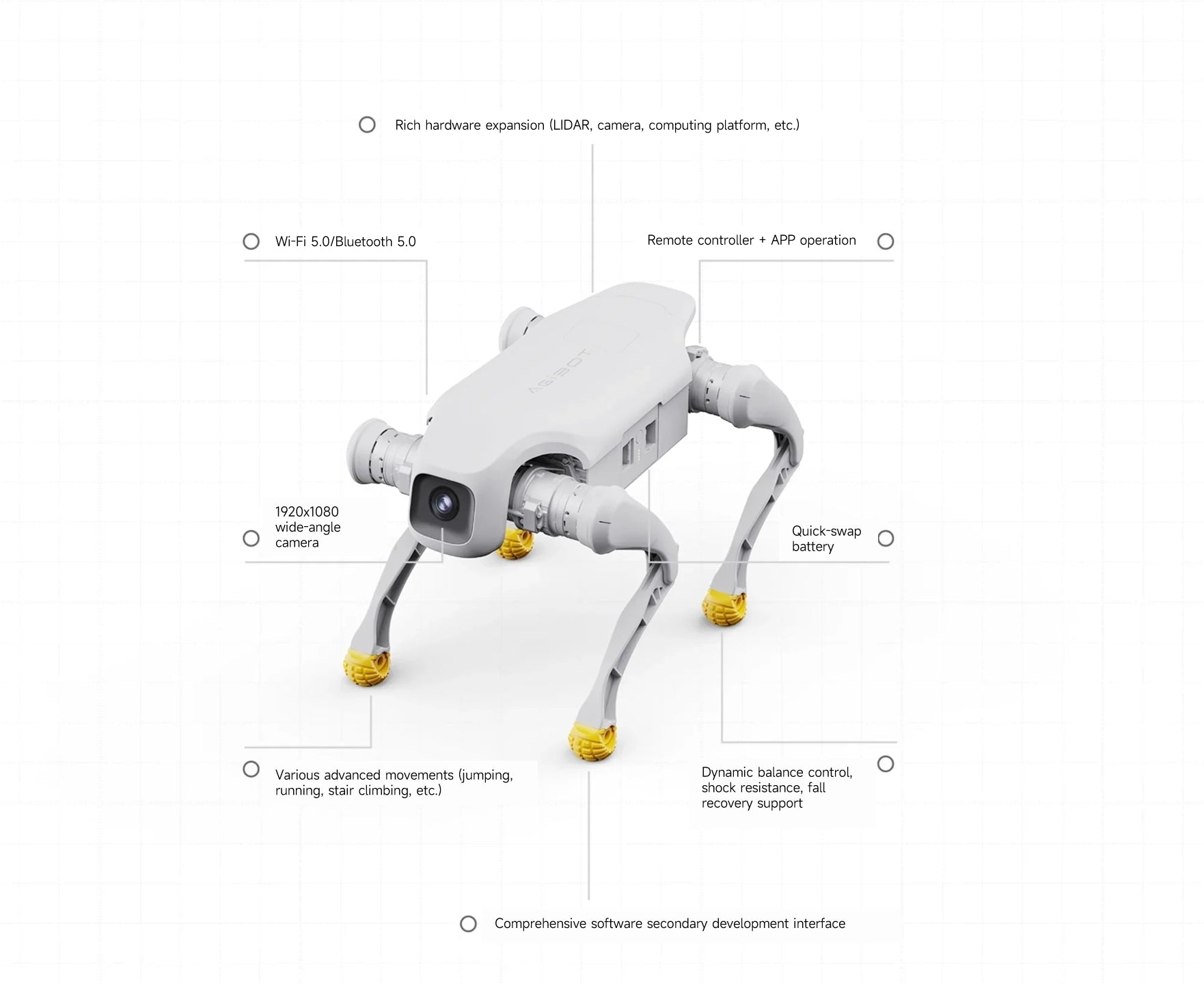AGIBOT D1 Edu Quadruped Robot product view 7