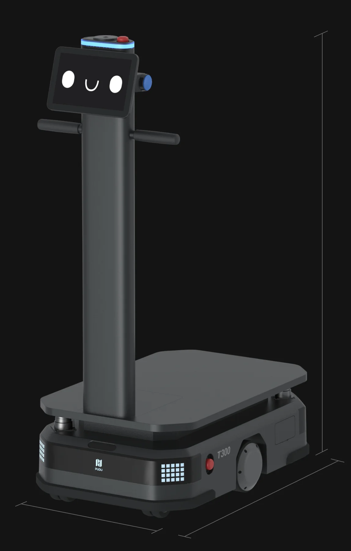 PUDU T300 product body size