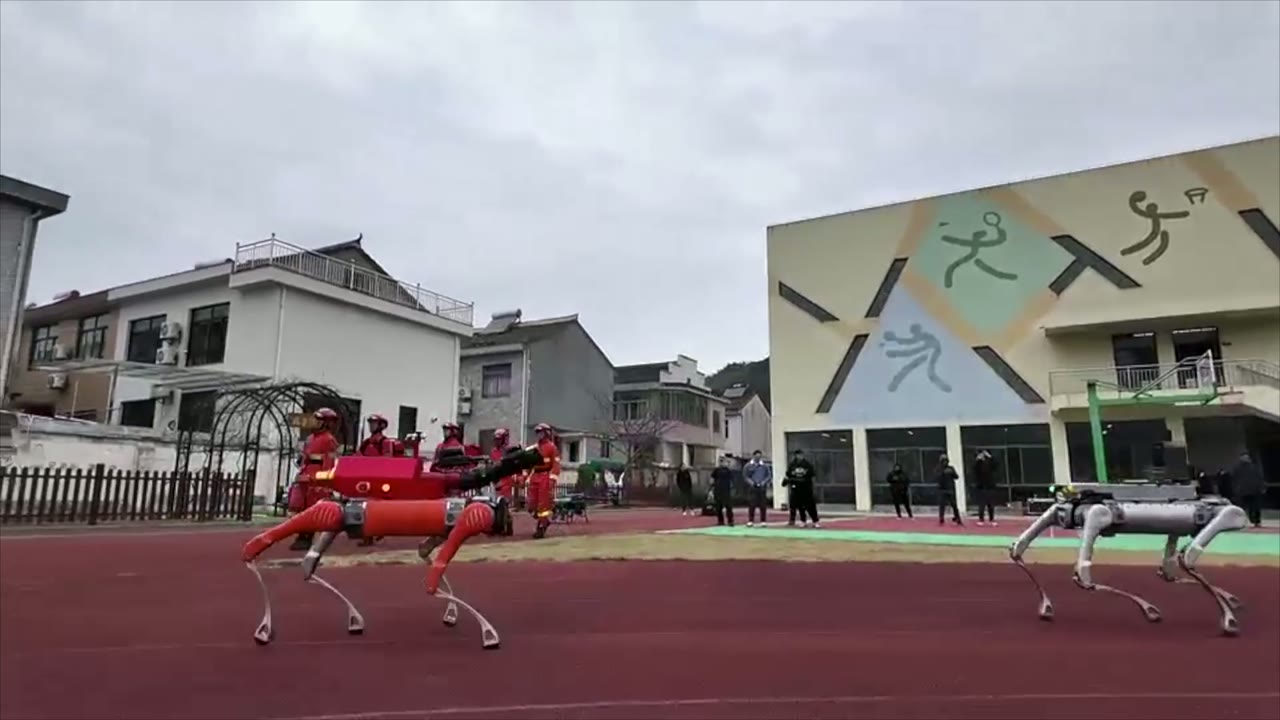 森林火灾智能装备综合应急演练