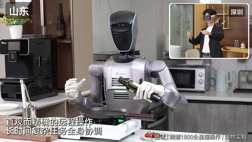 DOBOT Atom 人形机器人遥操作与灵巧作业