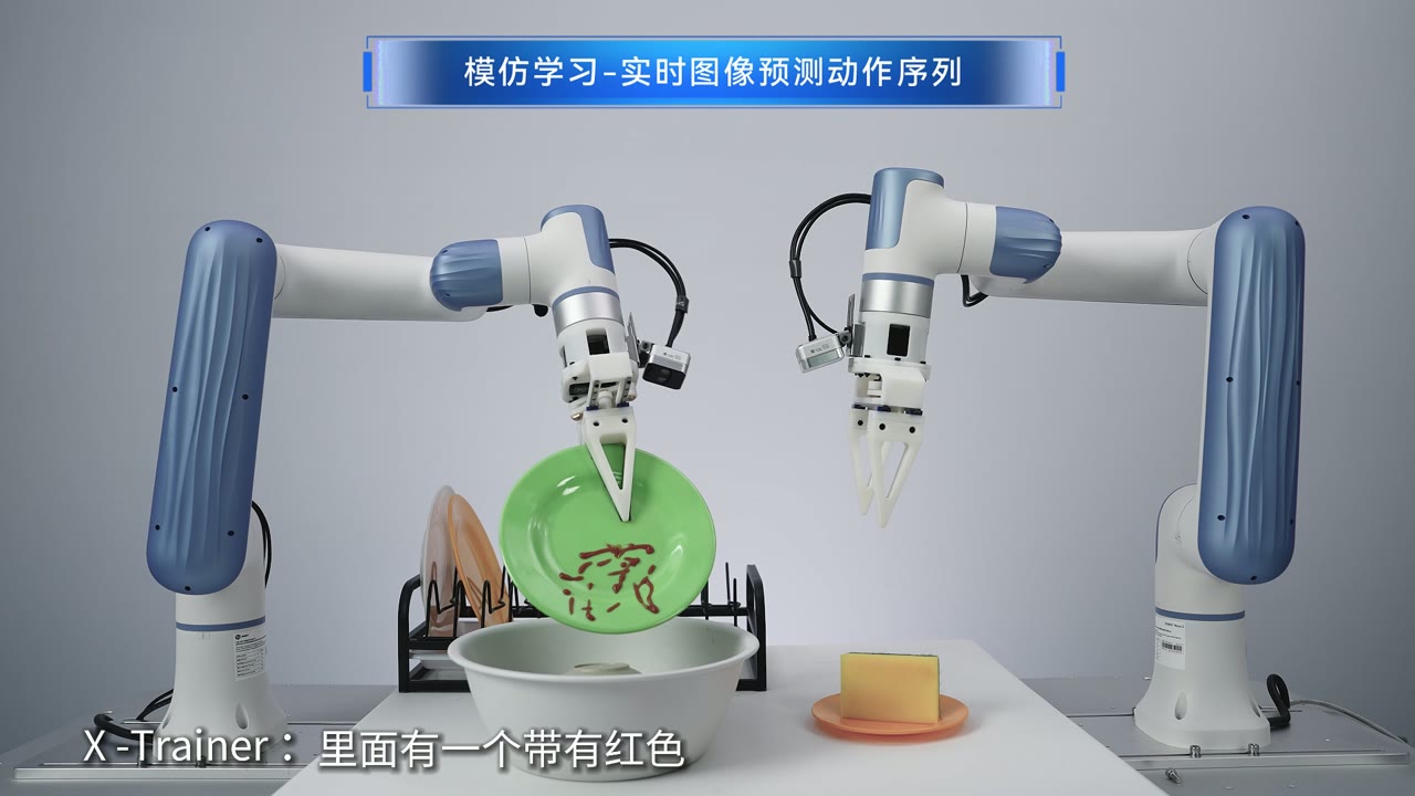 DOBOT X-Trainer 双臂遥操作与具身智能训练