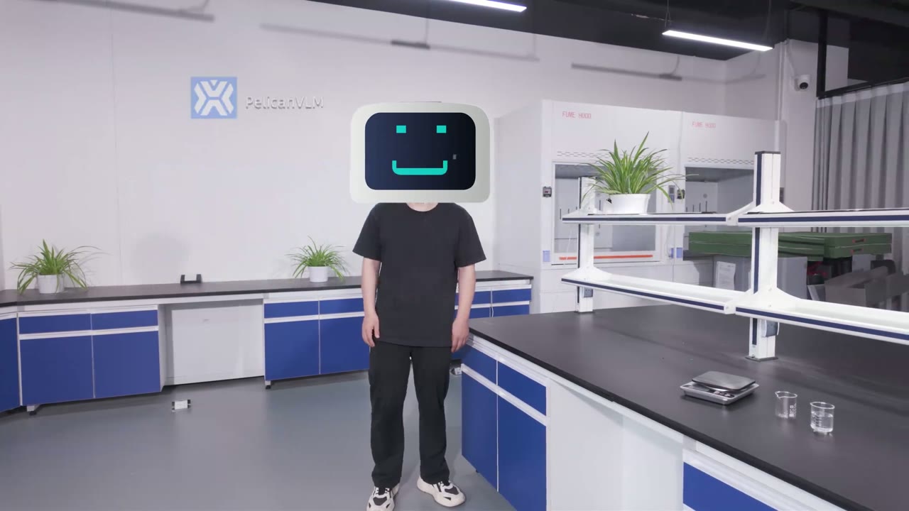 PelicanVLM 人形机器人实验室任务演示