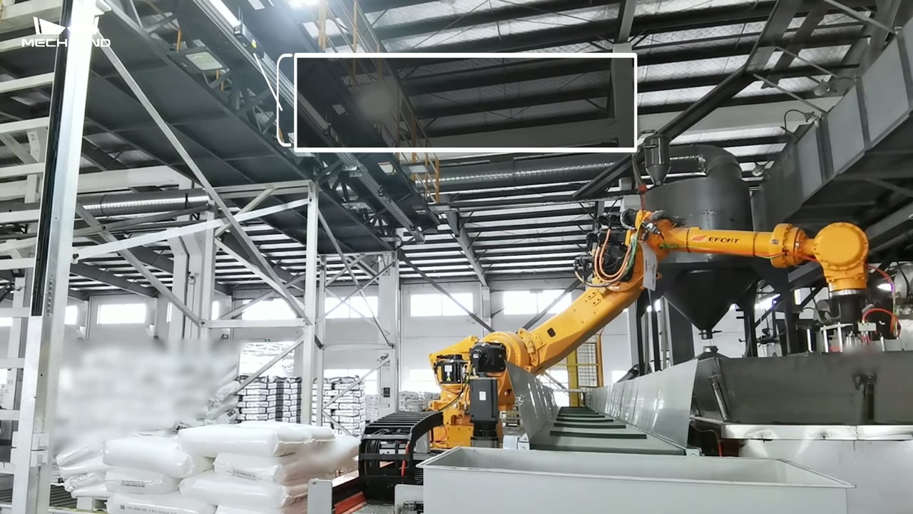 3D 视觉引导麻袋拆垛破包