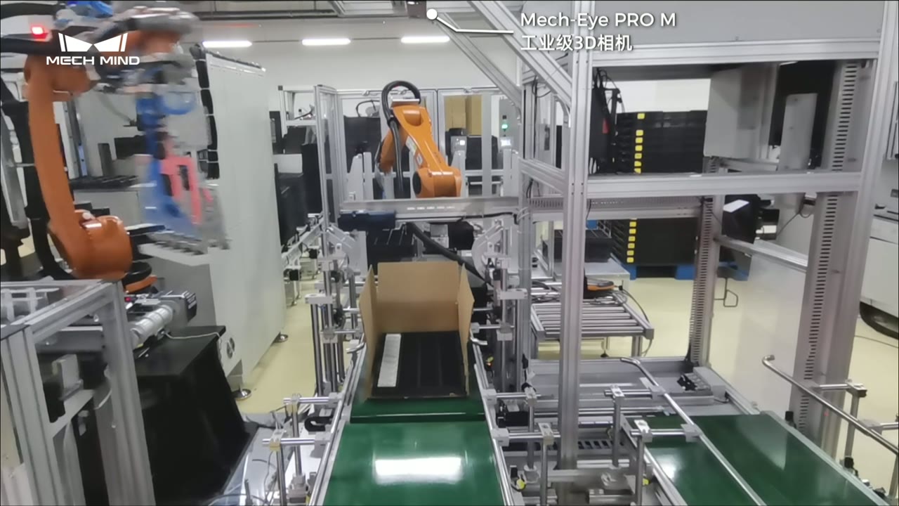 3D视觉引导单通盒装箱