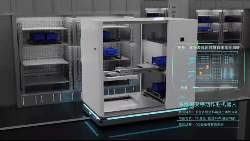 迦智OMNI 1.5T智能工厂搬运应用