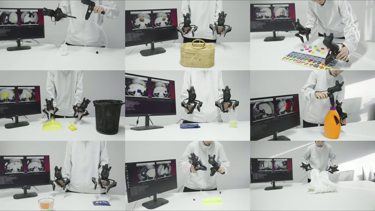 松灵机器人多任务操作训练