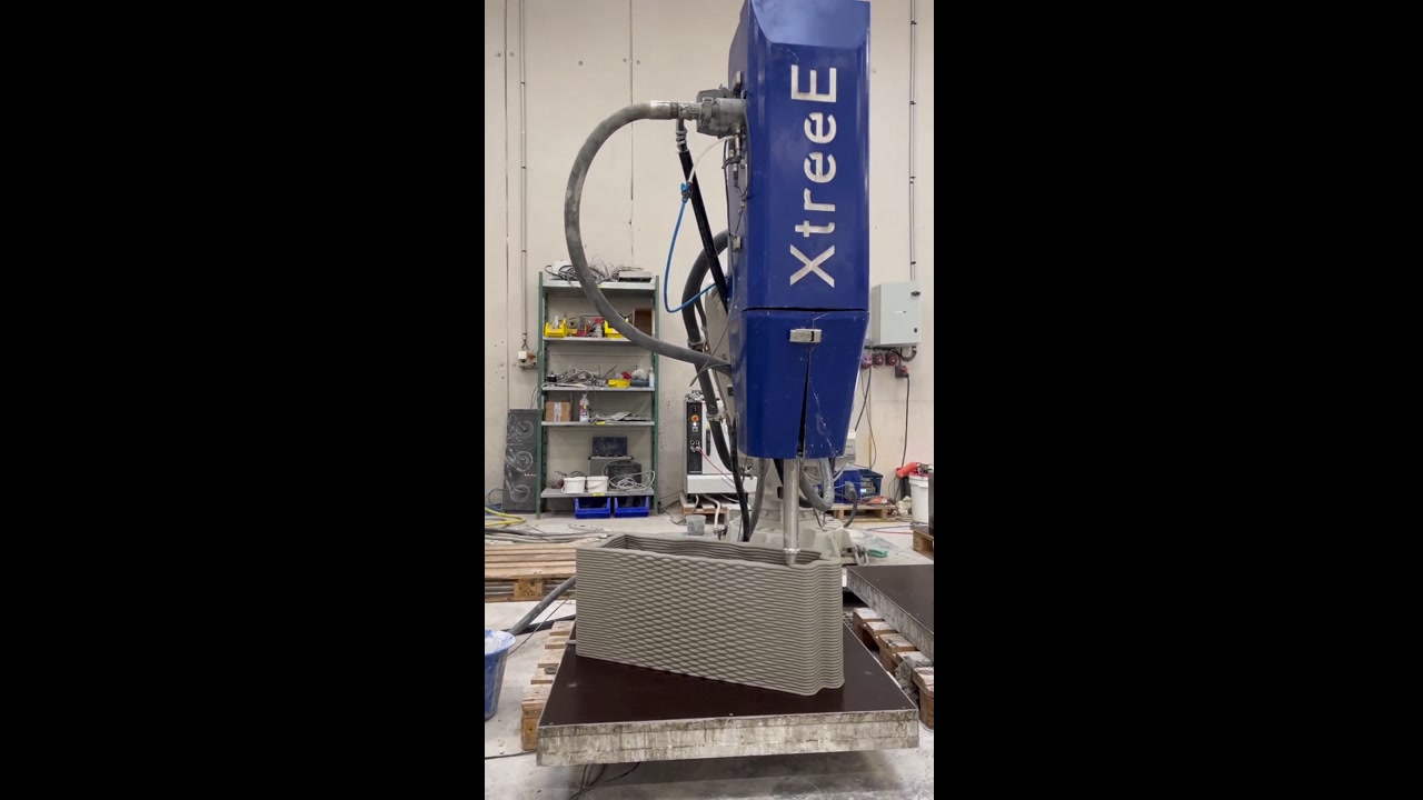 XTREEE 3D 打印混凝土幕墙板原型