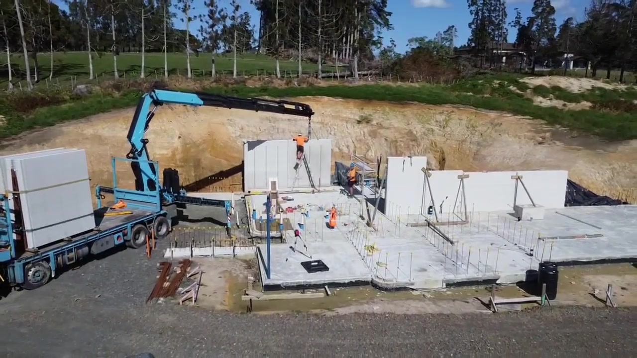 Cybe 3D 混凝土打印建造 Paremoremo 住宅