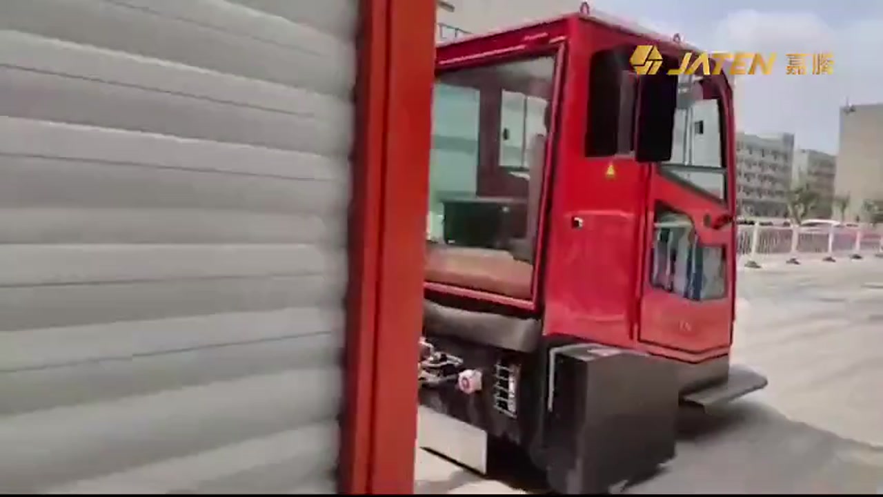 嘉腾IN6000室外牵引AGV搬运6吨物料