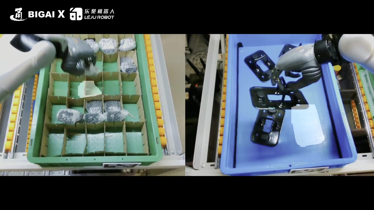 乐聚夸父机器人：汽车总装车间 SPS 物料分拣