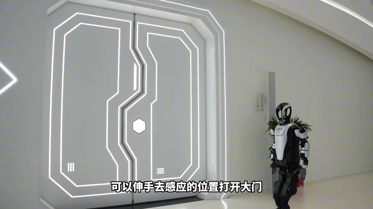 乐聚夸父机器人服务青岛人工智能创新应用展示中心
